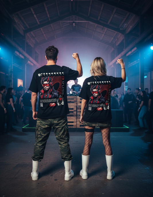 Masculogue® „Techhouse Rebellion Guy“ – Oversized Shirt (Unisex)