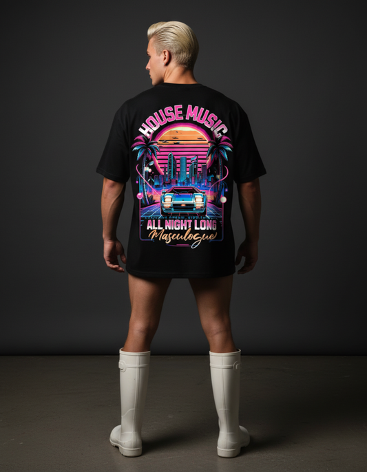 Masculogue® „House Sunset Cruiser“ - Oversized Shirt