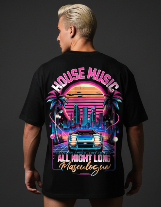Masculogue® „House Sunset Cruiser“ - Oversized Shirt