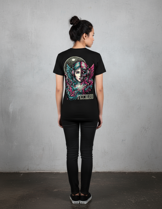 Masculogue® „Techno Seraphim“ – Feminine Fit Shirt