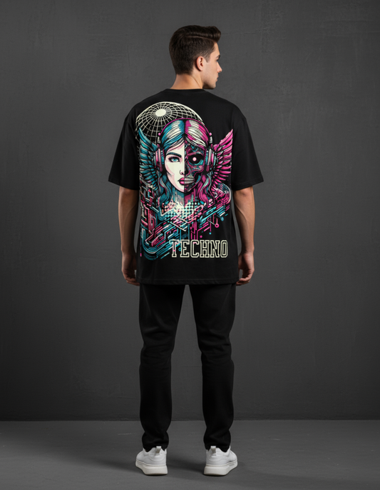 Masculogue® „Techno Seraphim“ – Oversized Shirt