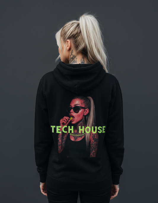 Masculogue® „Tech House Barbie“ – Premium Hoodie