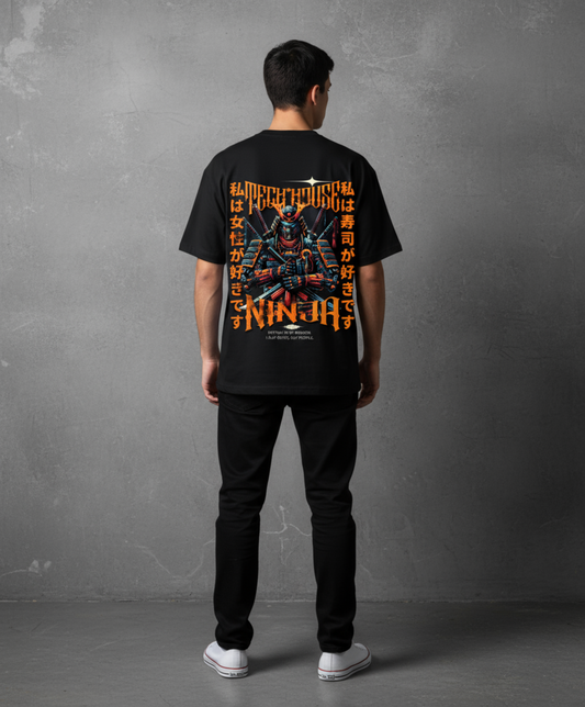 Masculogue® „Tech House Ninja“ – Oversized Shirt