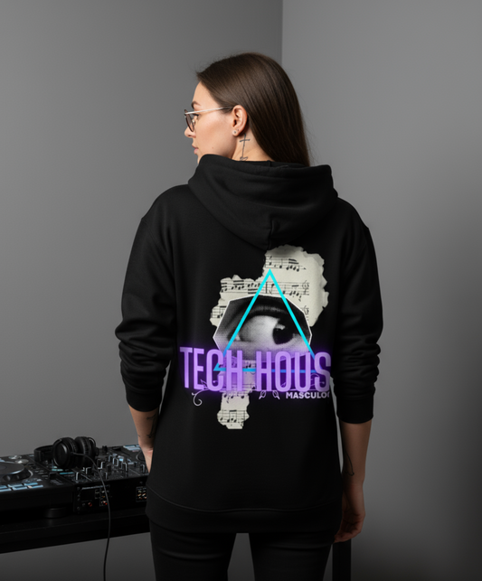 Masculogue® „Tech House Peak“ – Premium Hoodie