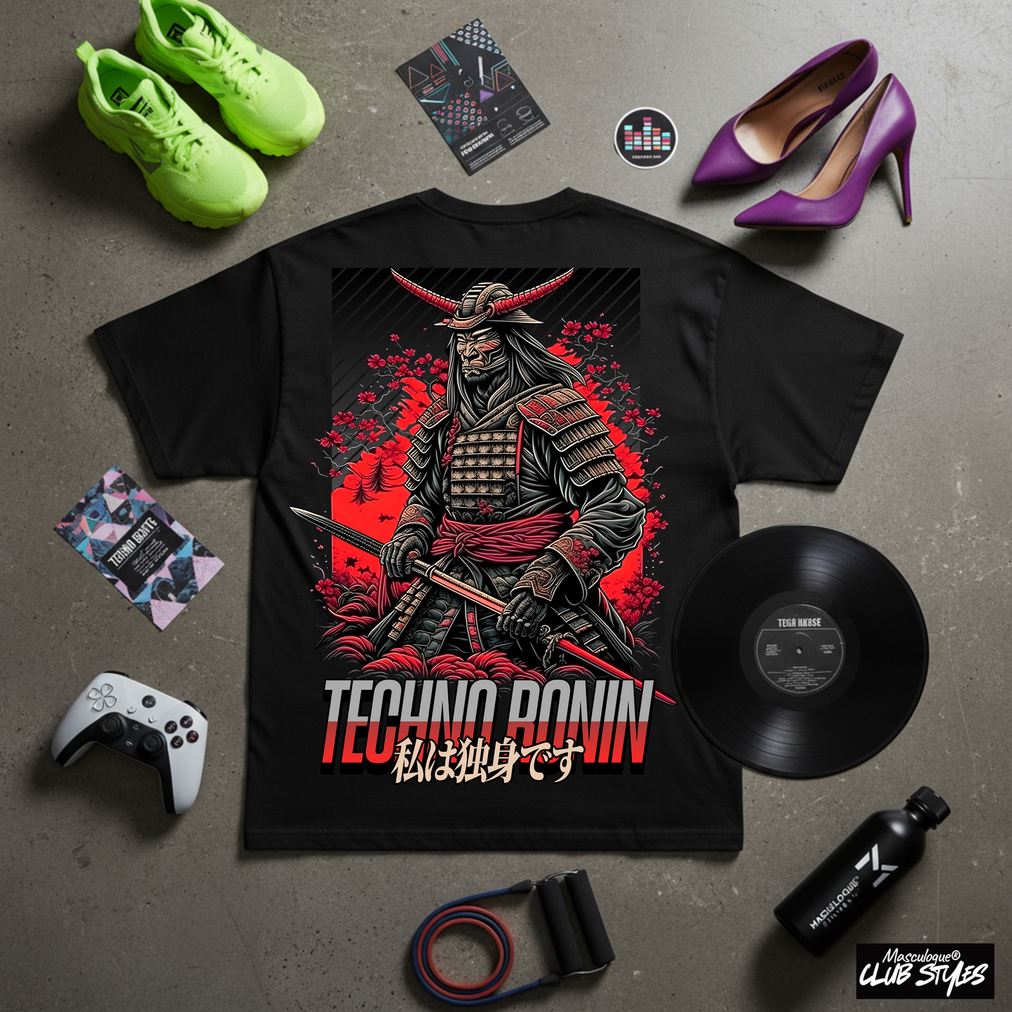 Masculogue® “Techno Ronin” – oversized shirt