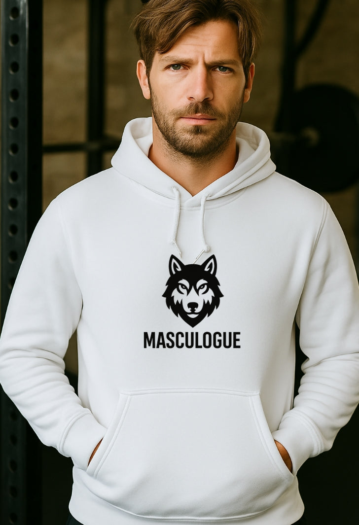 Masculogue® AlphaWolf Organic Hoodie