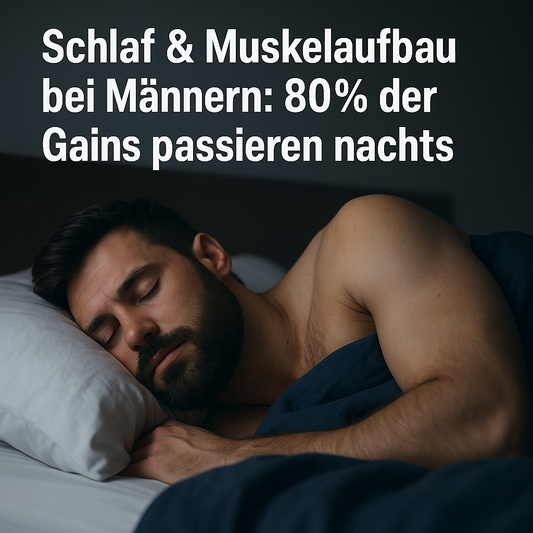 Schlaf & Muskelaufbau bei Männern: 80% der Gains passieren nachts