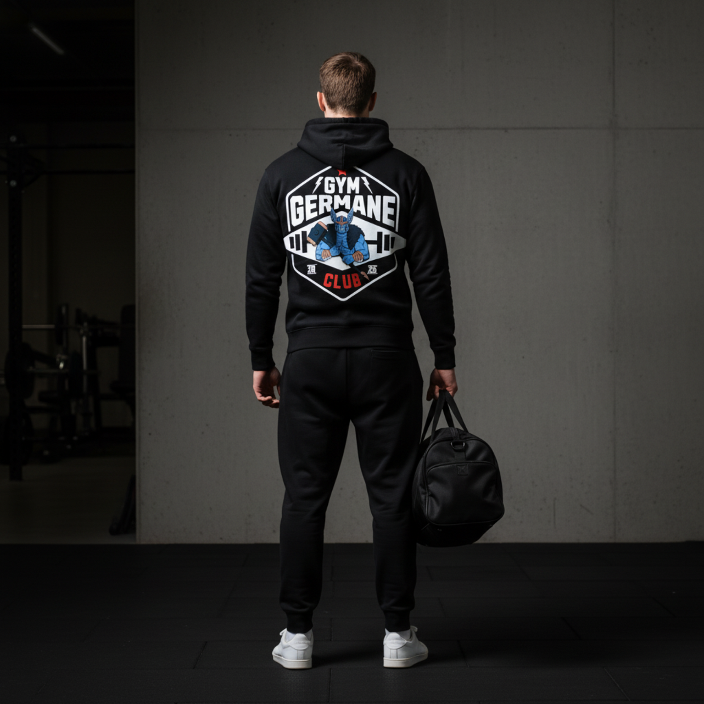 Masculogue® „Gym Germane“ – Premium Zipper Hoodie (Unisex)
