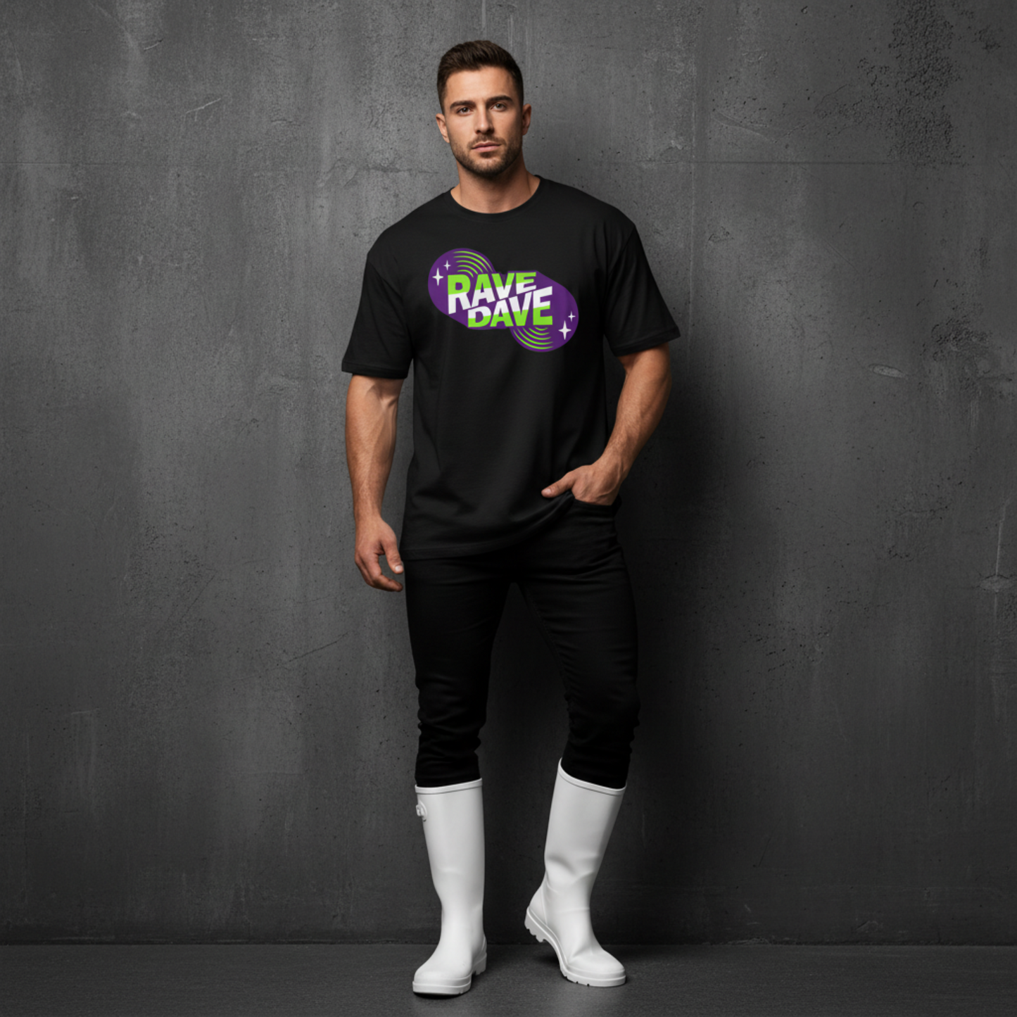 Masculogue® „Rave Dave“ – Oversized Shirt (Unisex)