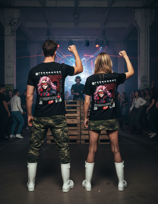Mascu﻿logue® „Techhouse Rebellion Girl“ – Premium Shirt (Unisex)
