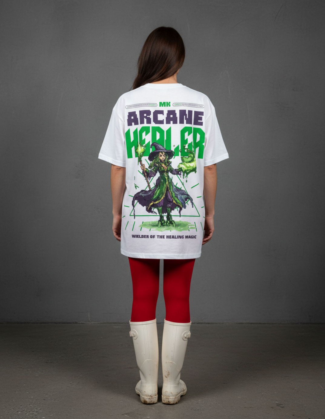 Masculogue® LS “Arcane Healer” – Oversized Shirt (Unisex)