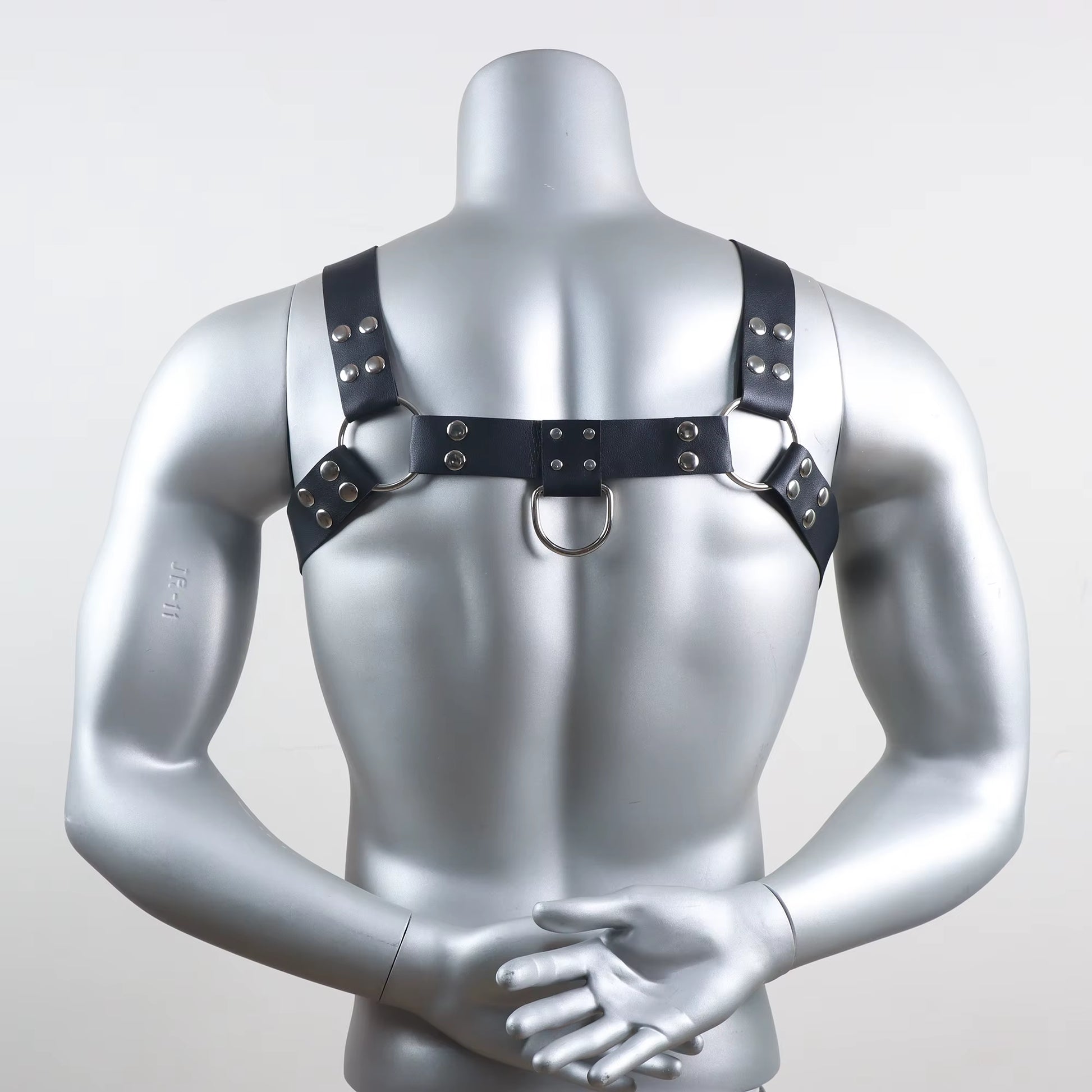 Gothic Leather Suspender Men'S Underwear Sexy Chest Straps Bondage Harness Bdsm Adjustable Cosplay Sexy Orgy Costume Tops