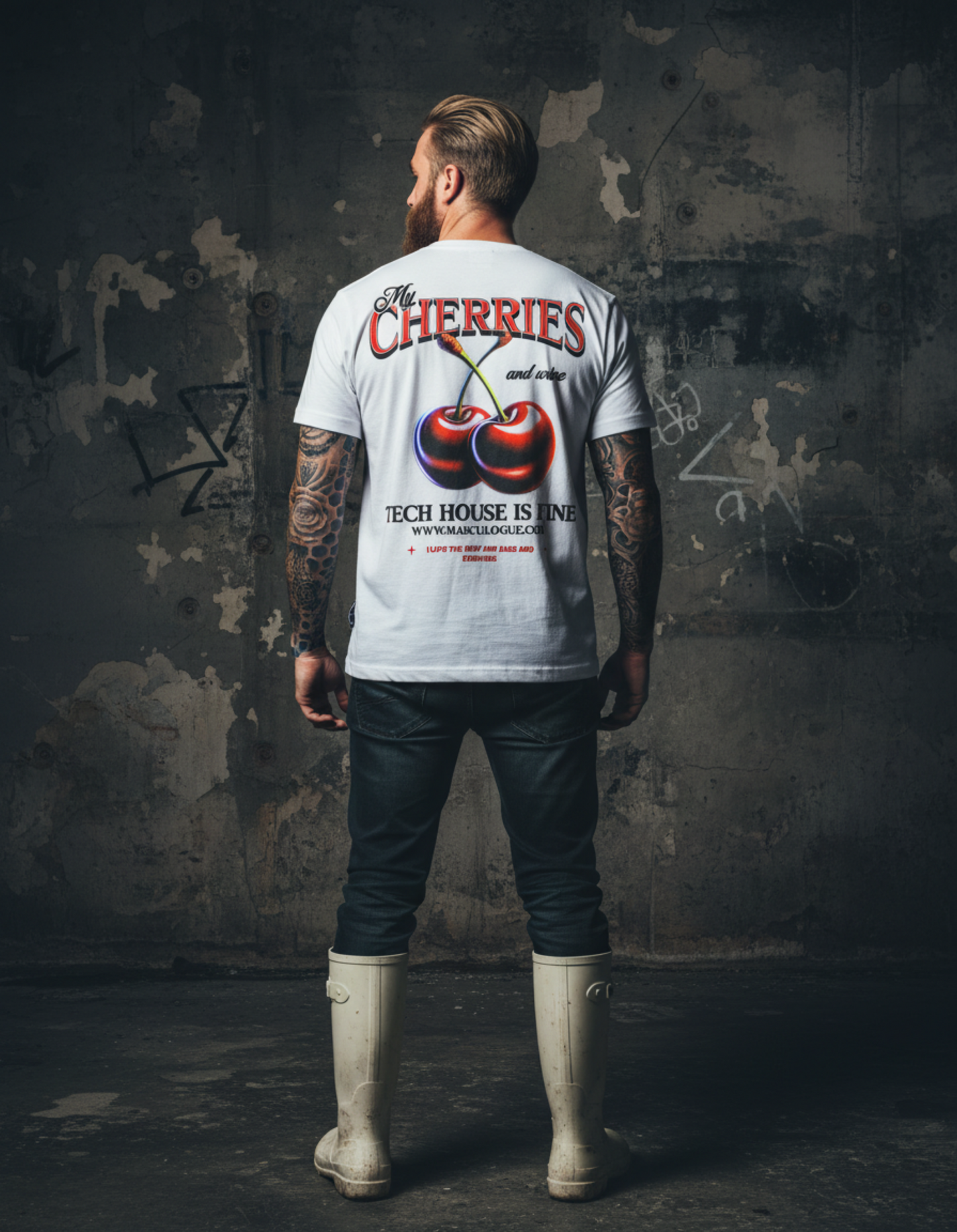 Masculogue® „My Ibiza Cherries“ – T-Shirt (Unisex)