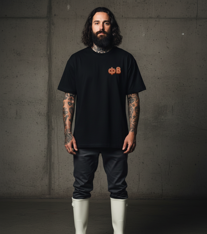 Masculogue® „Techno Synthwave“ – Oversized Shirt