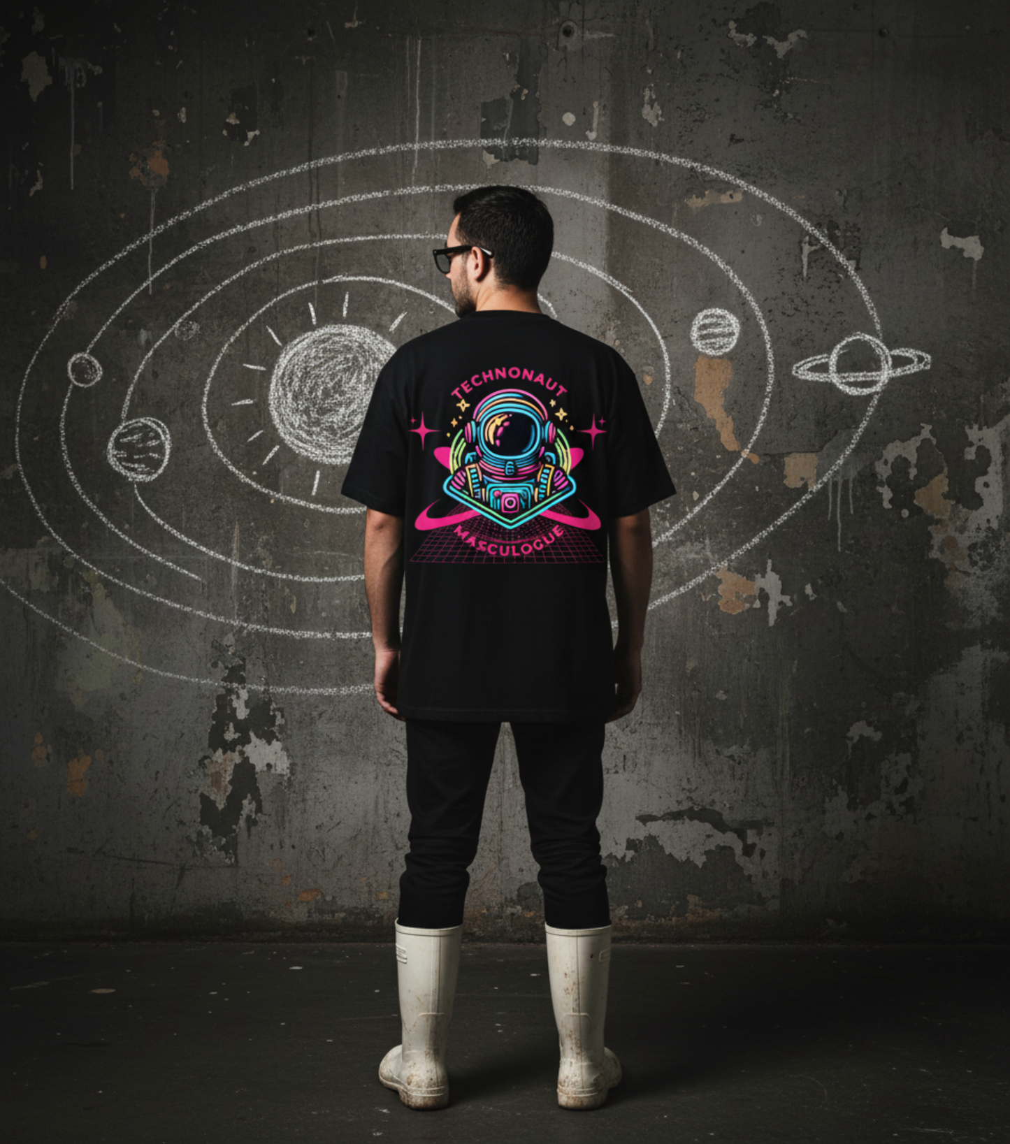 Masculogue® „Techonaut“ – Oversized Shirt