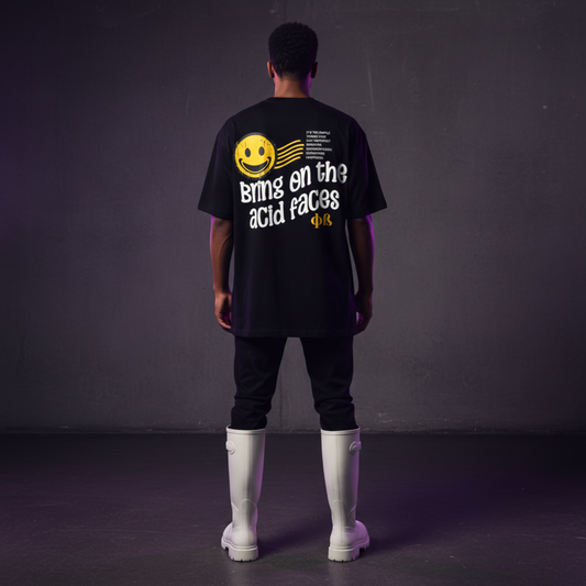 Masculogue® „Acid Faces“ – Oversized Shirt