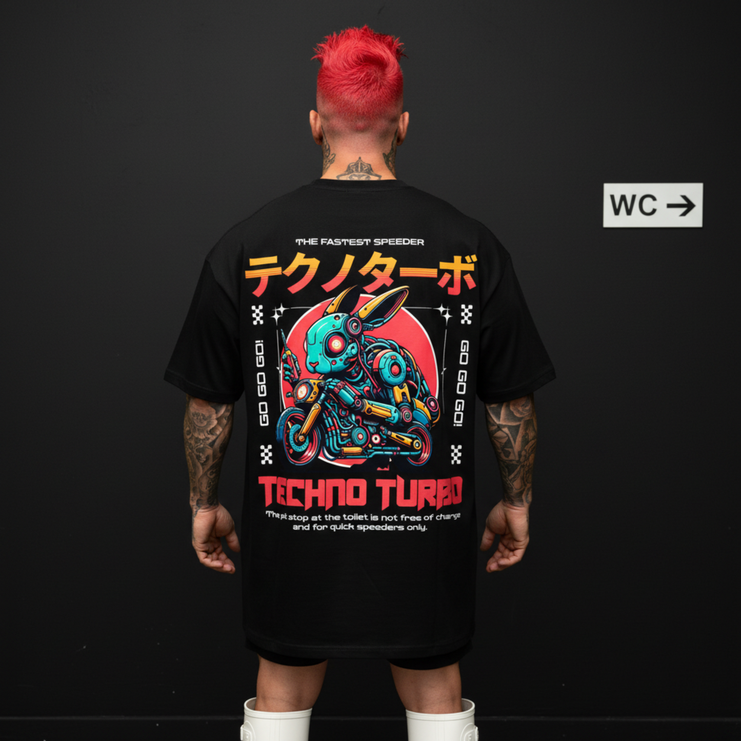 Masculogue® „Techno Turbo“ – Oversized Shirt