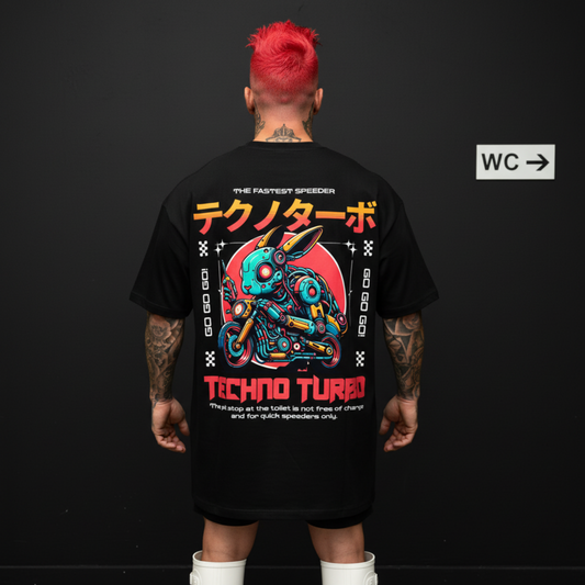 Masculogue® „Techno Turbo“ – Oversized Shirt