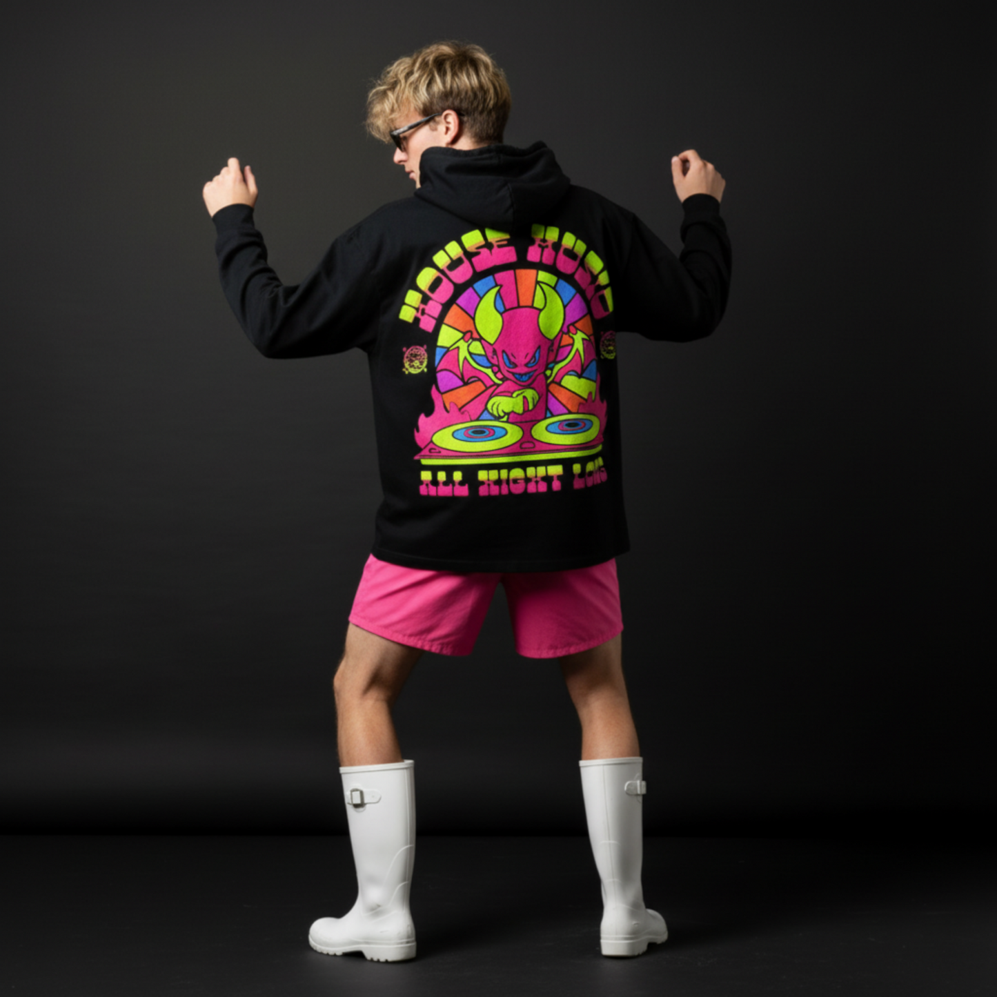 Masculogue® „All Night Long“ – Premium Hoodie (Unisex)