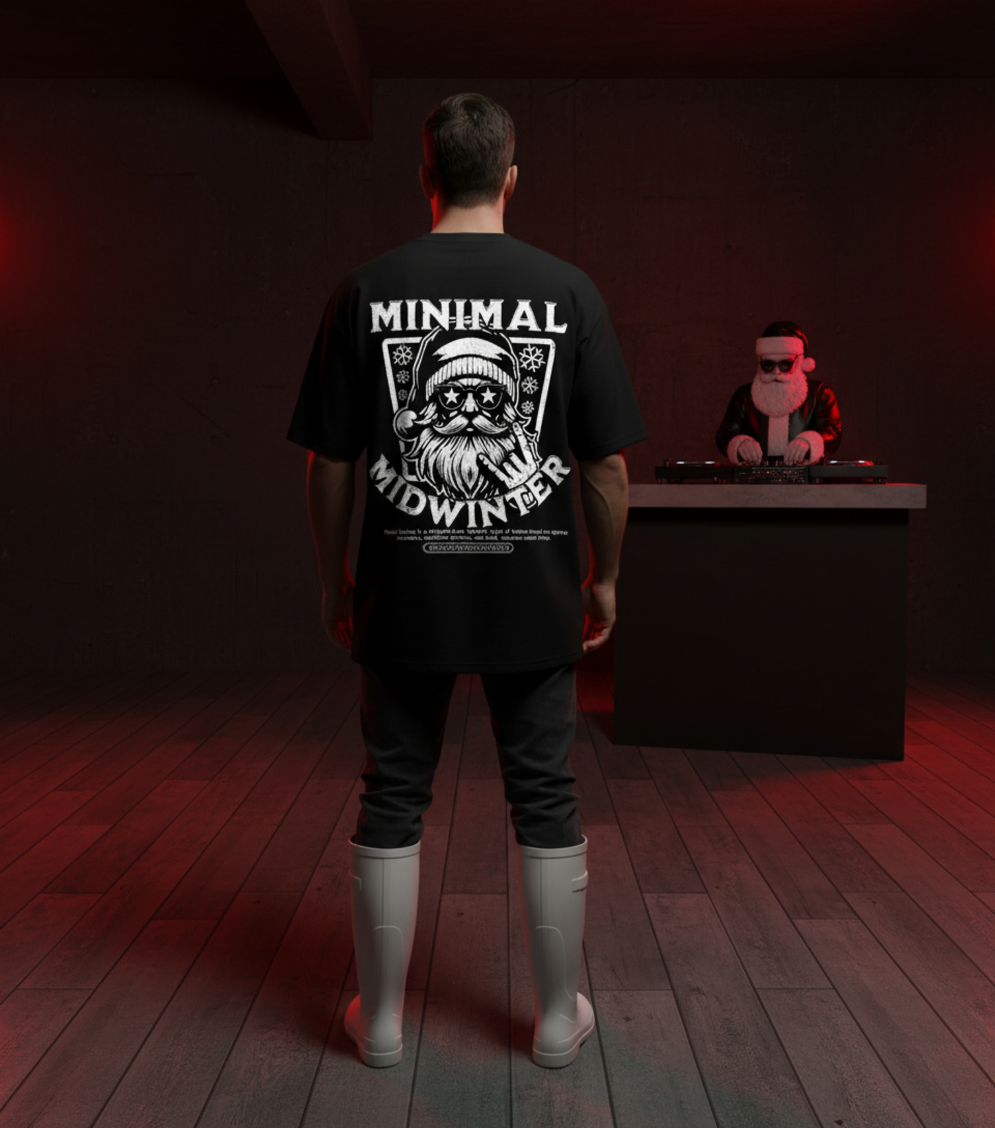 Masculogue® „Minimal Midwinter“ – Oversized Shirt (Unisex)