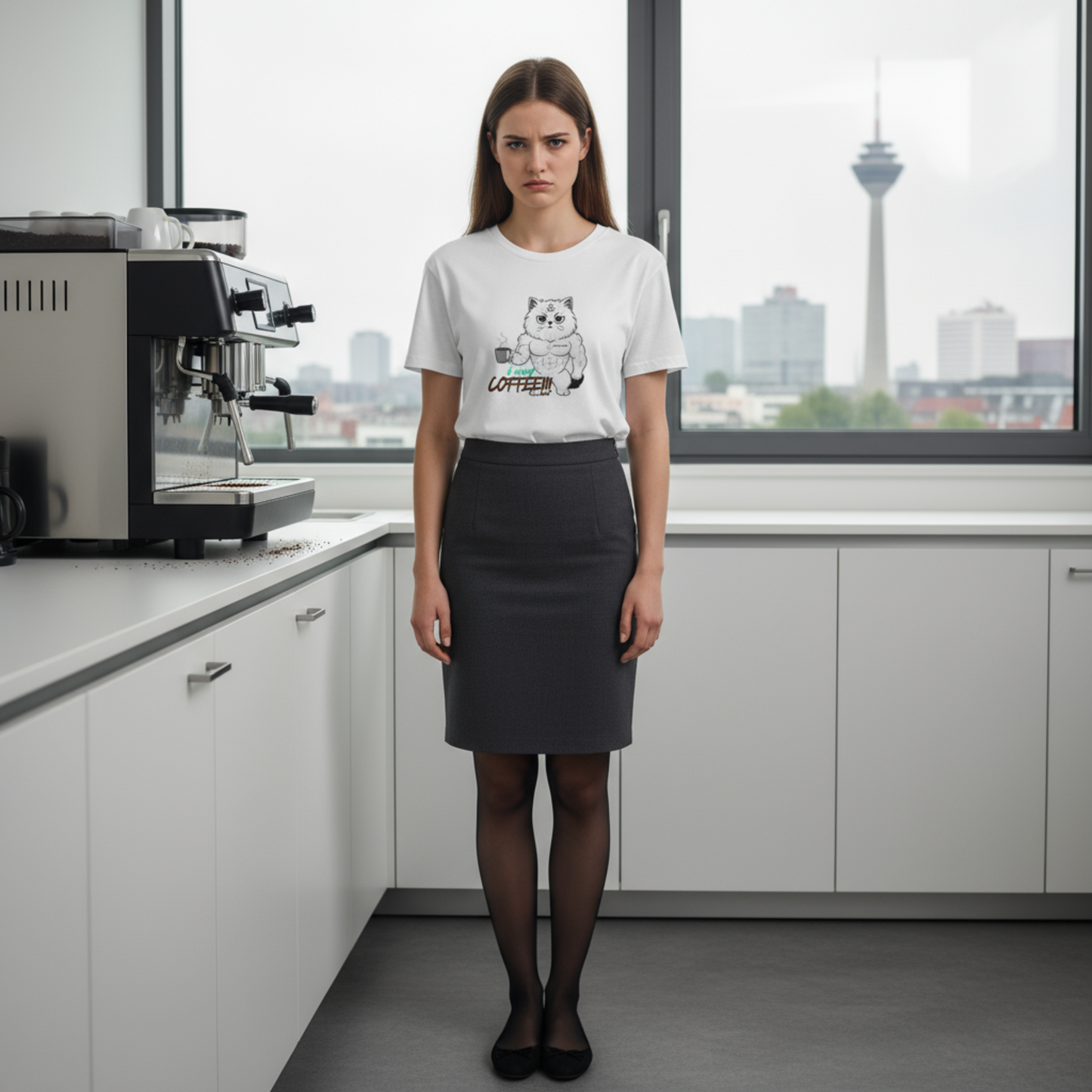 Masculogue® GC "I Need Coffee!!!" Singlejersey