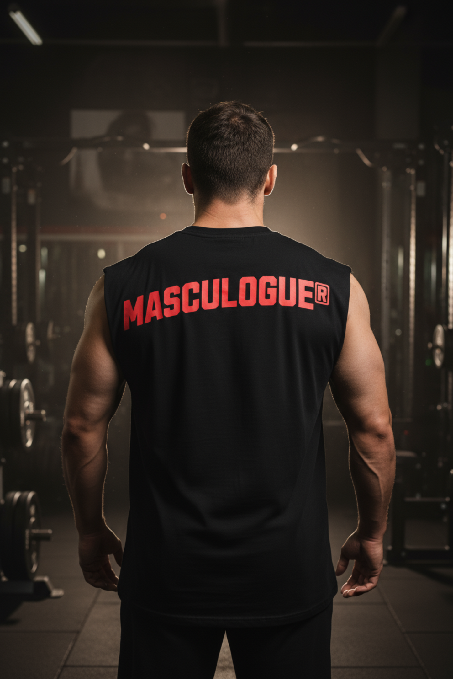 Masculogue® – „Work Hard“ Oversized Tanktop