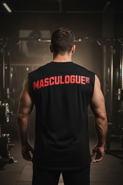 Masculogue® – „Work Hard“ Oversized Tanktop