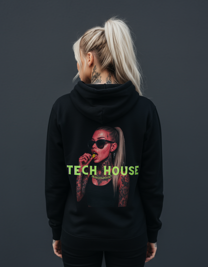 Masculogue® „Tech House Barbie“ – Premium Hoodie