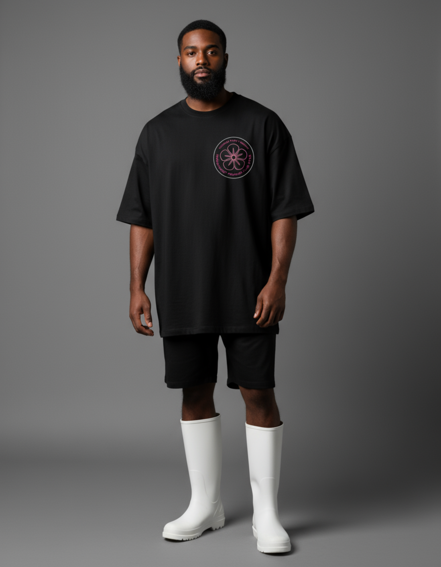 Masculogue® „Techno Party Night“ – Oversized Shirt