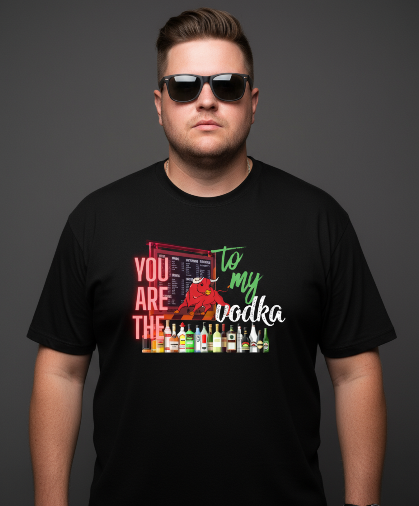 Masculogue® „You Are the… Vodka“ – Oversized Shirt