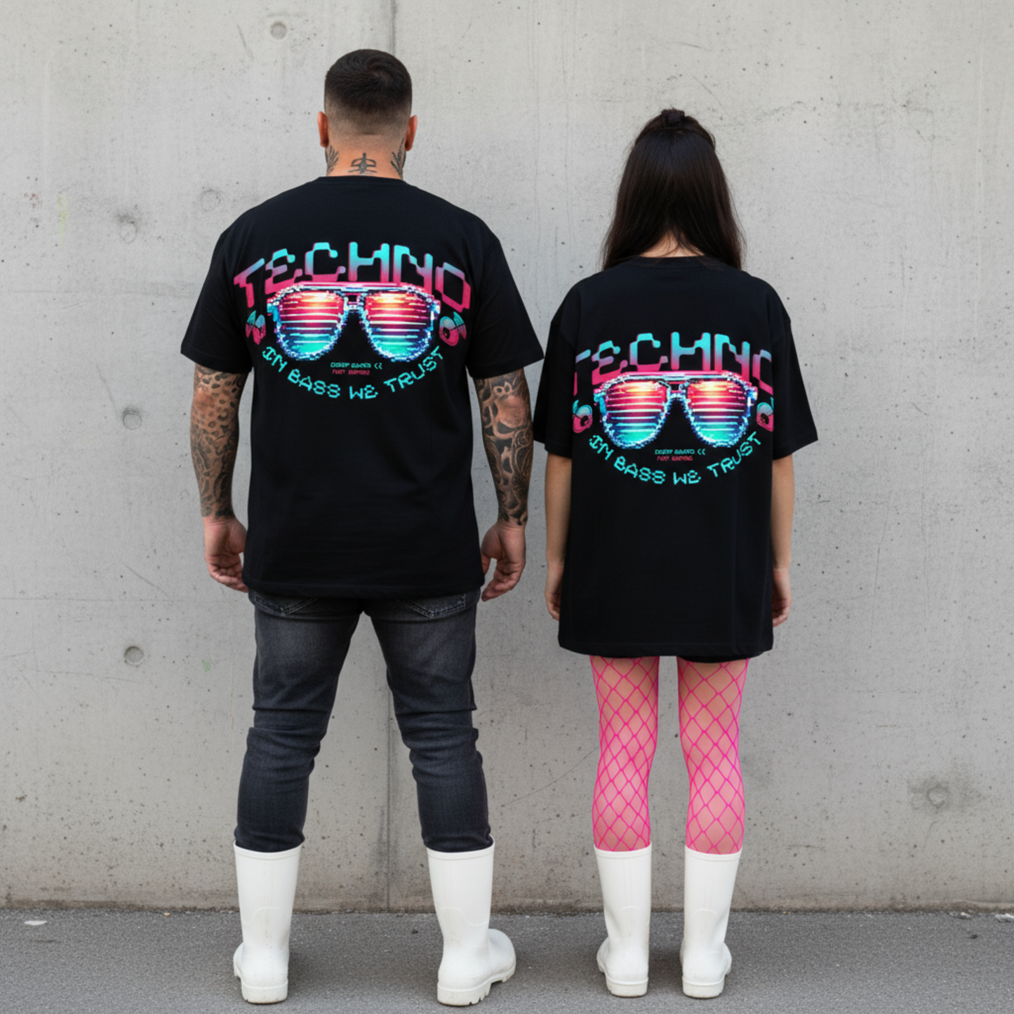 Masculogue® „In Bass We Trust“ – Oversized Shirt