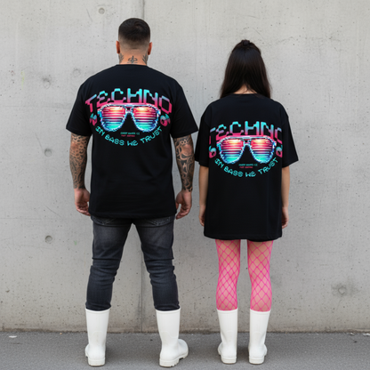 Masculogue® „In Bass We Trust“ – Oversized Shirt
