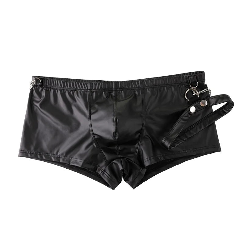 Sexy Hollow-Ring-Boxershorts für Männer