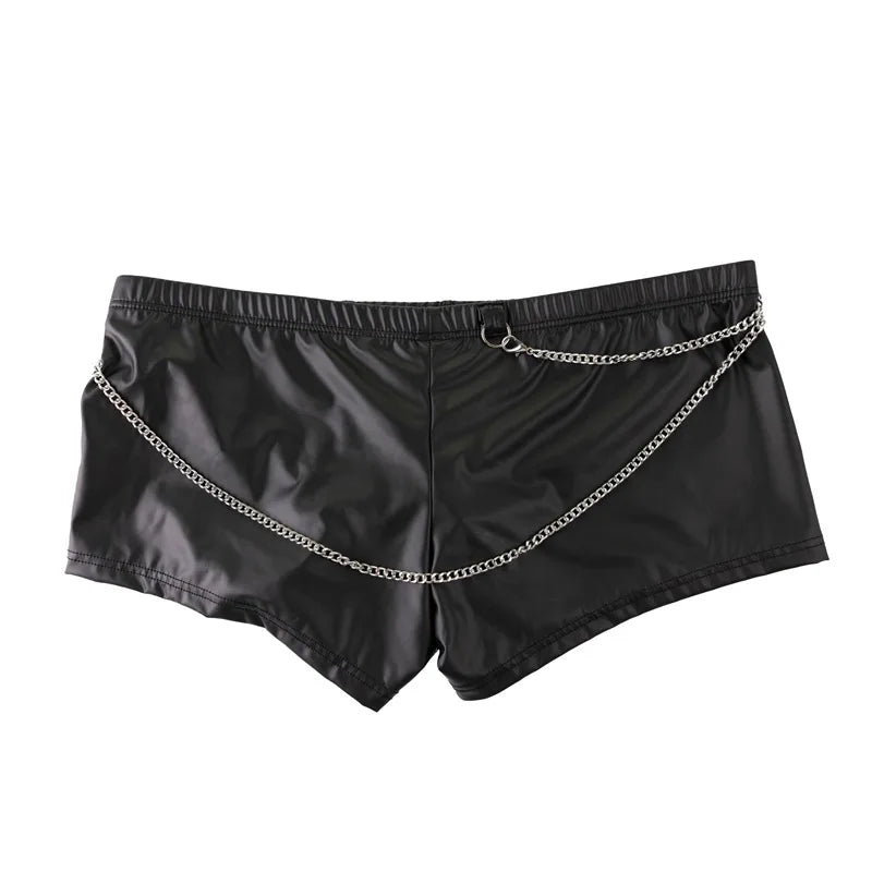 Sexy Hollow-Ring-Boxershorts für Männer