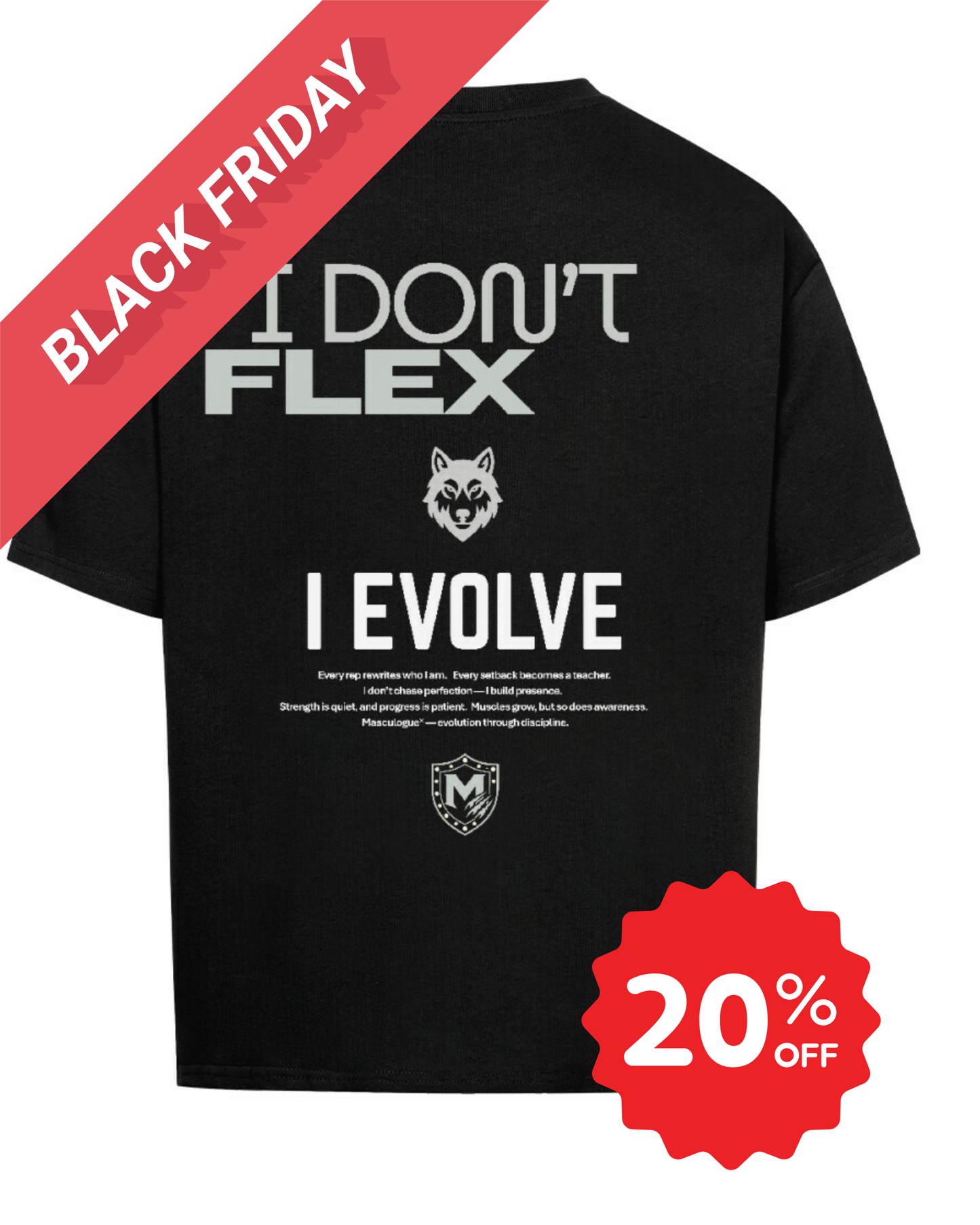 Masculogue® EVOLVE Oversized Tee