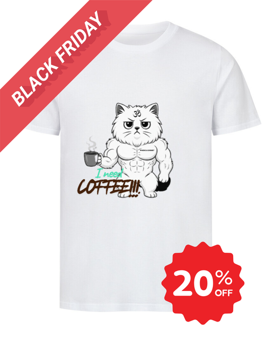 Masculogue® GC "I Need Coffee!!!" Singlejersey