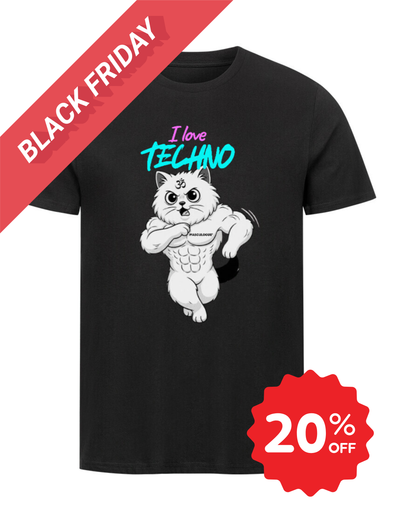 Masculogue® GC "I Love Techno" Singlejersey