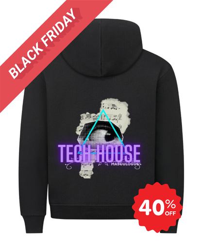 Masculogue® „Tech House Peak“ – Premium Hoodie
