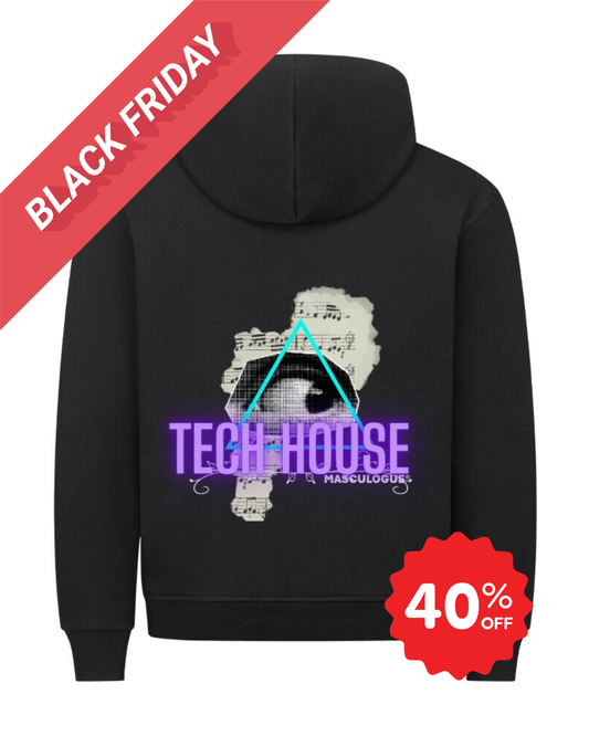 Masculogue® „Tech House Peak“ – Premium Hoodie