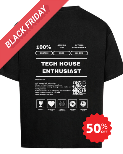 Masculogue® „Tech House Enthusiast“ – Oversized Shirt