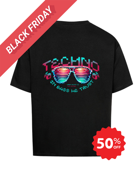 Masculogue® „In Bass We Trust“ – Oversized Shirt