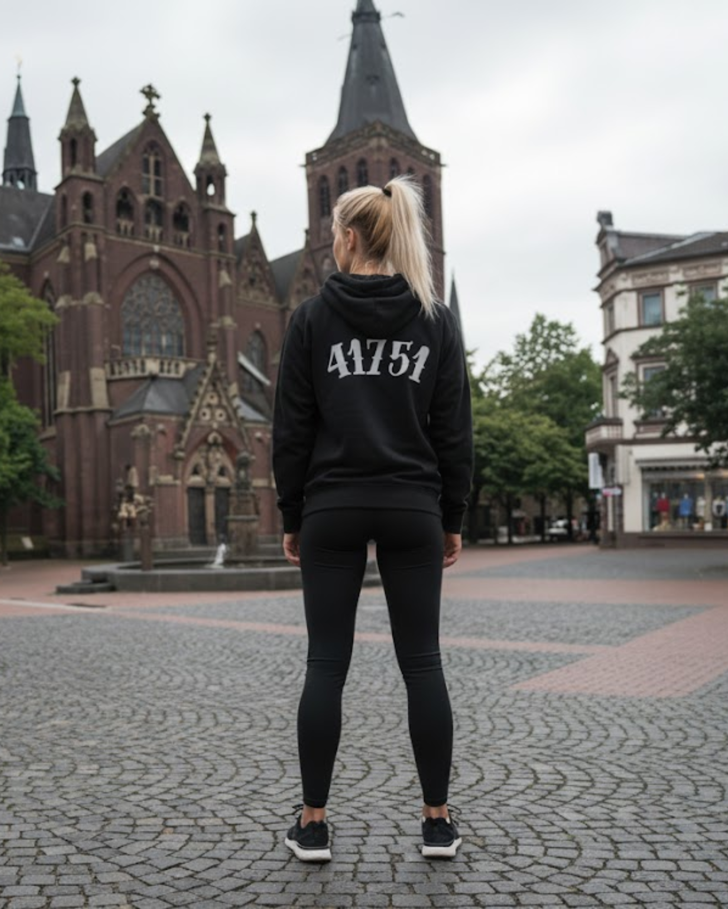 Masculogue® Premium Hoodie – 41751 Dülken Edition
