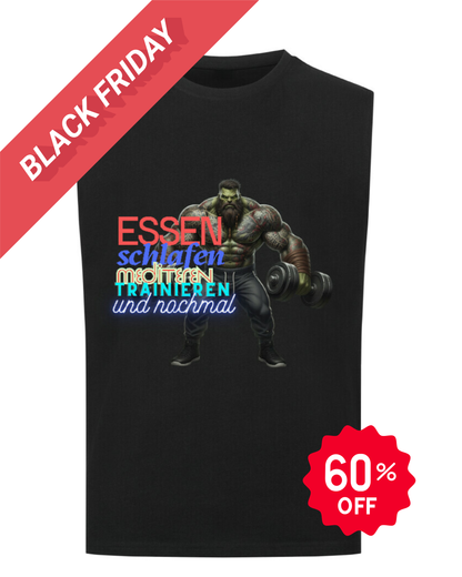 Masculogue® – Sleeveless Oversized Tee „Herr Bulk“