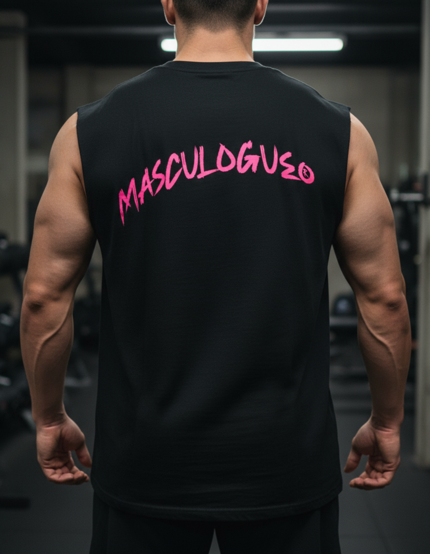 Masculogue® – „Strong Body, Clear Mind“ Oversized Tanktop