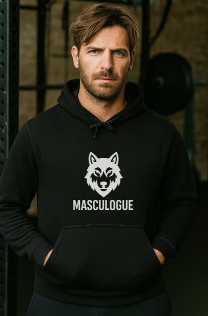 Masculogue® AlphaWolf Organic Hoodie