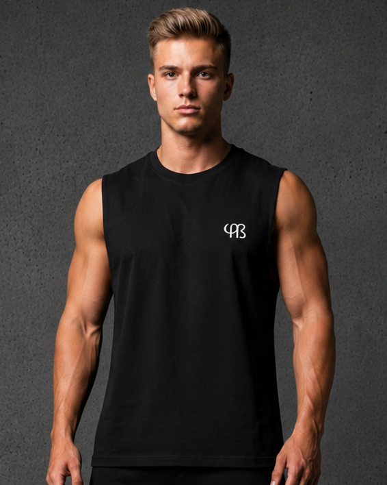 Masculogue Core Oversized Tanktop – Bio-Baumwoll Tanktop für Gym und Streetwear